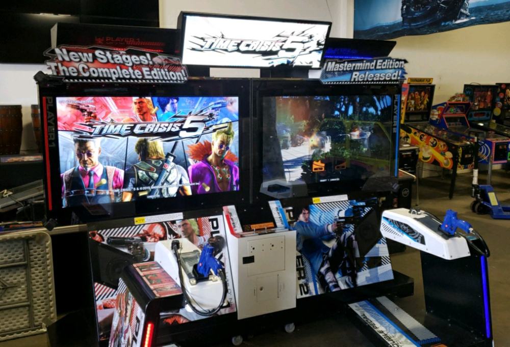 TIME CRISIS 5 DELUXE DUAL SHOOTER ARCADE GAME NAMCO TIME CRISIS 5 DELUXE DUAL SHOOTER ARCADE GAME NAMCO
