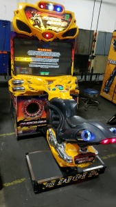 SUPER BIKES 2 FAST & FURIOUS MOTORCYCLE RACING ARCADE GAME RAW THRILLS #1