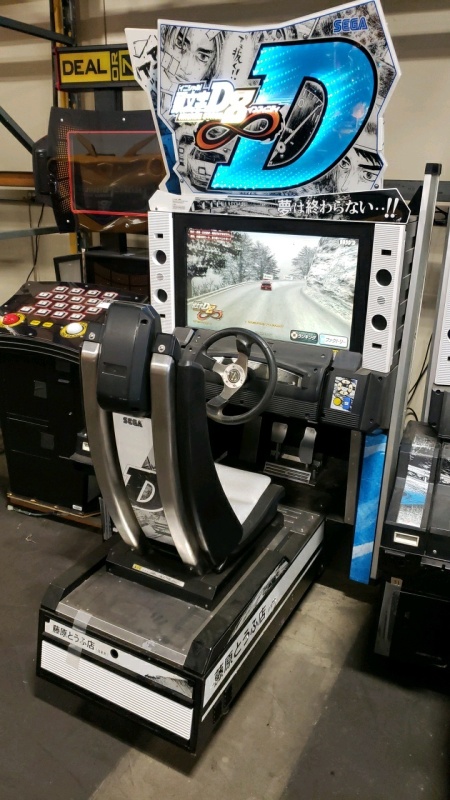 INITIAL D8 SINGLE SITDOWN RACING ARCADE GAME SEGA #2