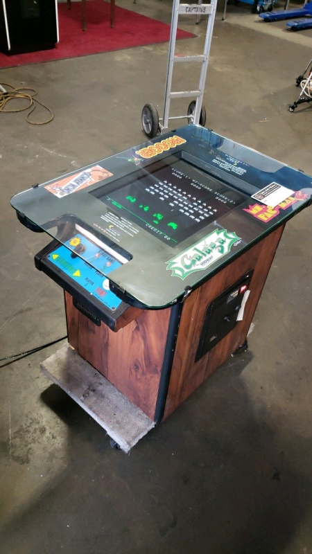 20 IN 1 MULTICADE COCKTAIL TABLE ARCADE GAME GALAXIAN CAB