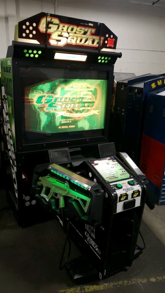 GHOST SQUAD DELUXE 50 LCD MONITOR ARCADE GAME SEGA