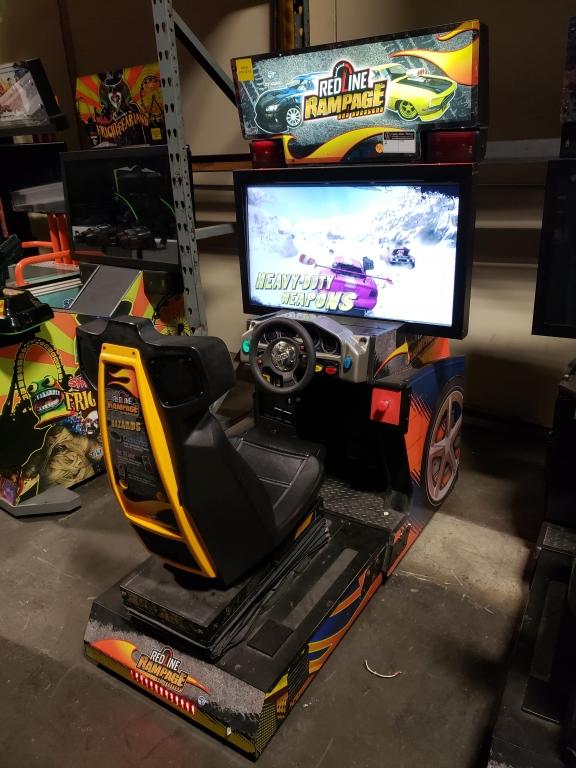 REDLINE RAMPAGE MOTION RACING ARCADE GAME #2