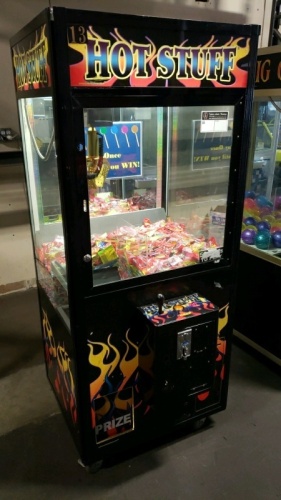 30" HOT STUFF CANDY SHOVEL CLAW CRANE MACHINE