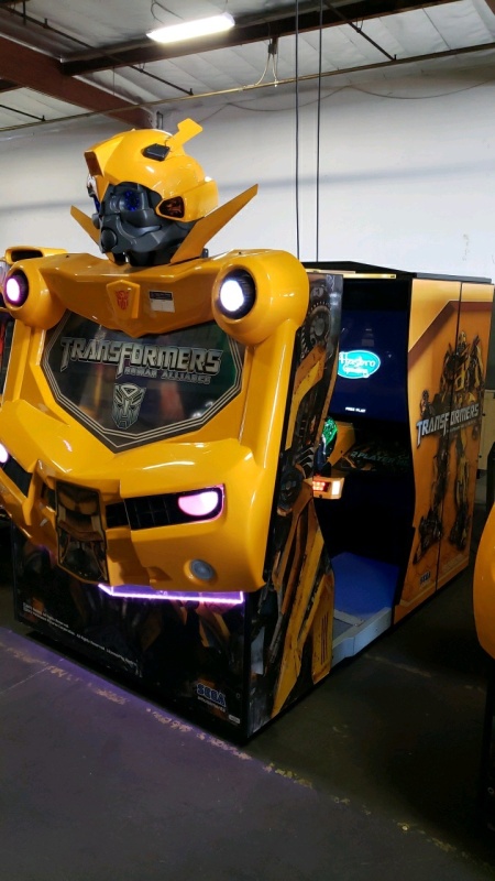 TRANSFORMERS HUMAN ALLIANCE DELUXE 55" ARCADE GAME SEGA AMUSEMENT