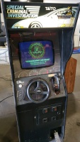 SPECIAL CRIMINAL INVESTIGATION UPRIGHT CLASSIC ARCADE GAME TAITO - 3