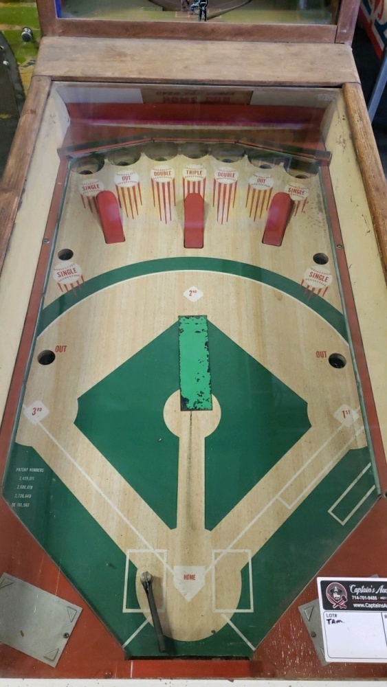 ピンチヒッターページ　qm 1959 WILLIAMS PINCH HITTER ELECTRO MECHANICAL PITCH & BAT ARCADE