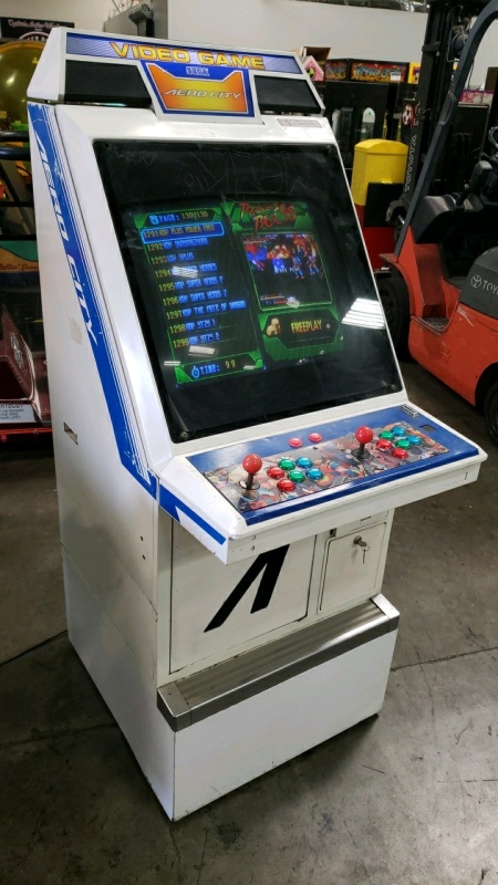 AERO CITY SEGA CANDY CABINET ON PEDESTAL PANDORA 5S ARCADE GAME