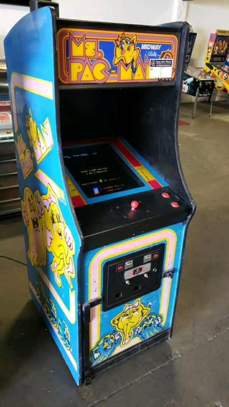 MS. PACMAN UPRIGHT ARCADE GAME BALLY MIDWAY 19