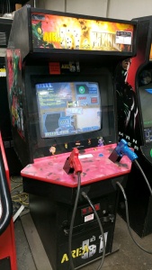 AREA 51 MAX FORCE COMBO UPRIGHT SHOOTER ARCADE GAME