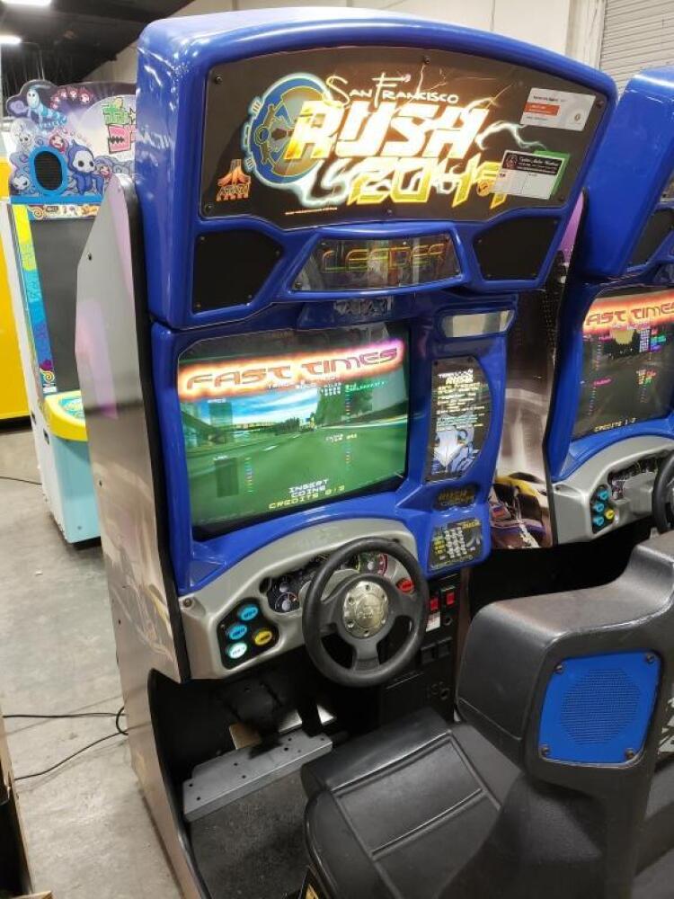 RUSH 2049 SITDOWN RACING ARCADE GAME ATARI #2