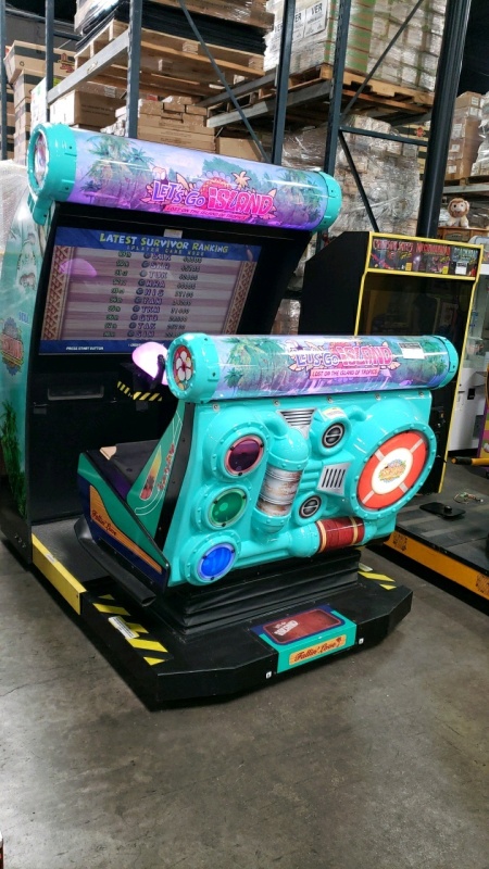 LET'S GO ISLAND DX 55" MOTION ARCADE GAME SEGA AMUSEMENT