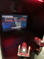 DARK ESCAPE 4D DELUXE 55" LCD ENVIRONMENTAL ARCADE GAME NAMCO #1 - 2