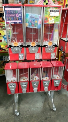 COMBO BULK VENDING CANDY CAPSULE RACK #6