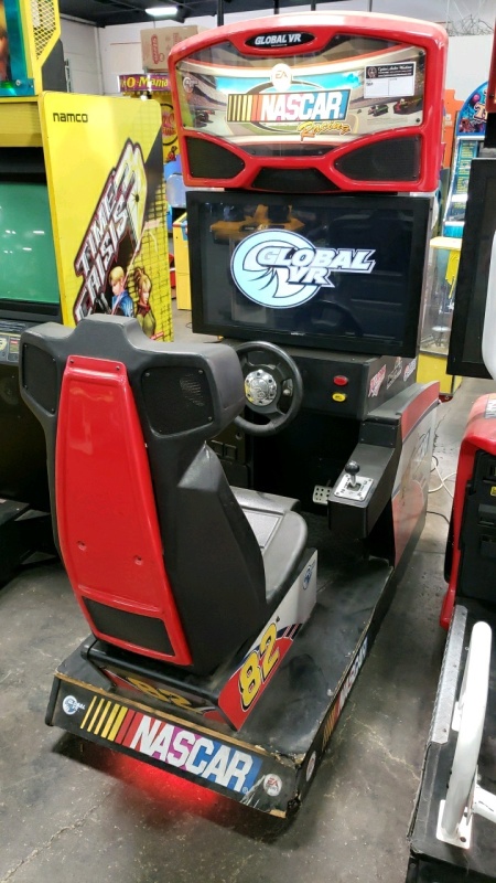 NASCAR RACING 32" LCD E.A. SPORTS ARCADE GAME GLOBAL VR