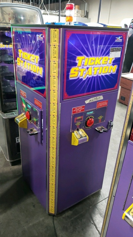 TICKET STATION 2 SIDED TICKET SHREDDER COUNTER KIOSK #2