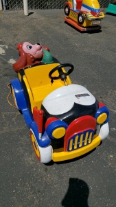 KIDDIE RIDE CAR & DOG RIDER #2