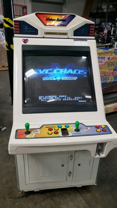 SVC CHAOS CROWIN CASE 2 PLAYER 25" CANDY CABINET ARCADE GAME