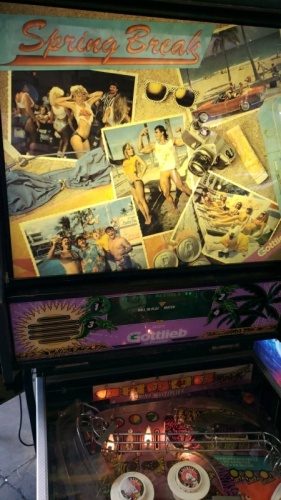 Spring Break Pinball Machine SPRING BREAK PINBALL MACHINE GOTTLIEB