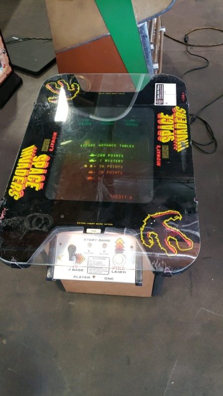 DELUXE SPACE INVADERS COCKTAIL TABE ARCADE GAME