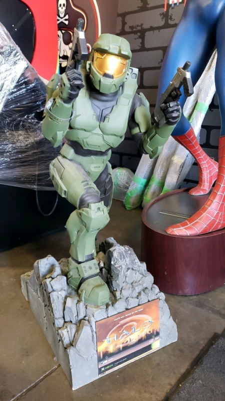 HALO 2 "MASTER CHIEF" ACTION STATUE X BOX PROMO RARE!!