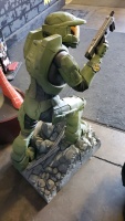 HALO 2 "MASTER CHIEF" ACTION STATUE X BOX PROMO RARE!! - 4