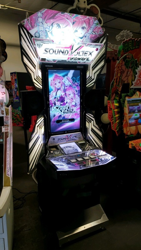 SOUND VOLTEX EXCEED GEAR MUSIC RYTHYM ARCADE GAME KONAMI BEMANI