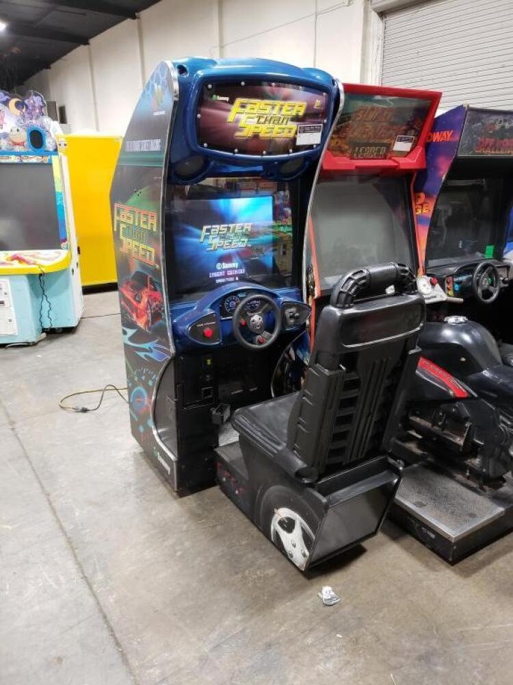 FASTER THAN SPEED SITDOWN RACING ARCADE GAME