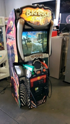 BIG BUCK SAFARI UPRIGHT SHOOTER ARCADE GAME RAW THRILLS