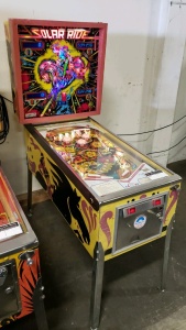 SOLAR RIDE CLASSIC PINBALL MACHINE GOTTLIEB