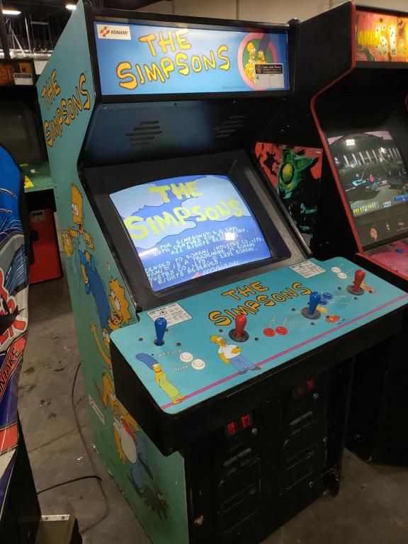 The Simpsons 4 Player Classic Arcade Game Konami