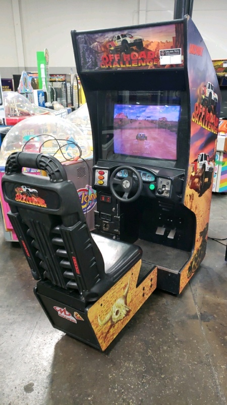 OFFROAD CHALLENGE SITDOWN DRIVER ARCADE GAME MIDWAY