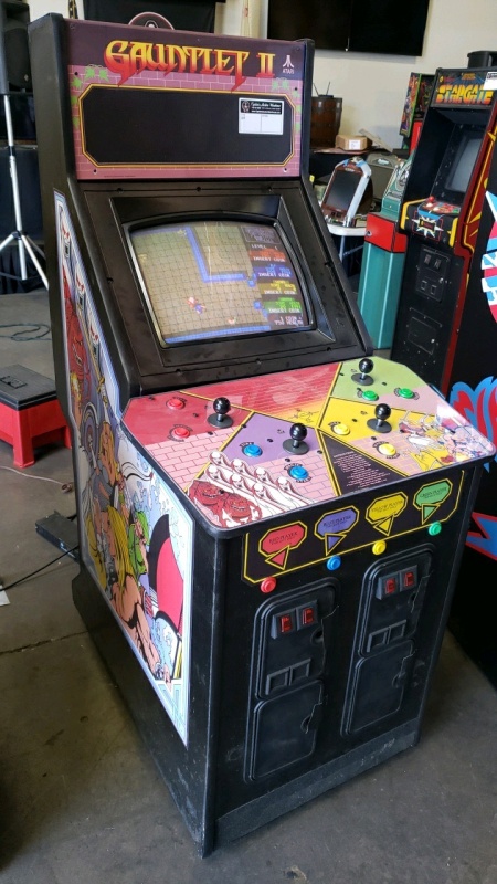 GAUNTLET II CLASSIC ATARI UPRIGHT ARCADE GAME DEDICATED CAB