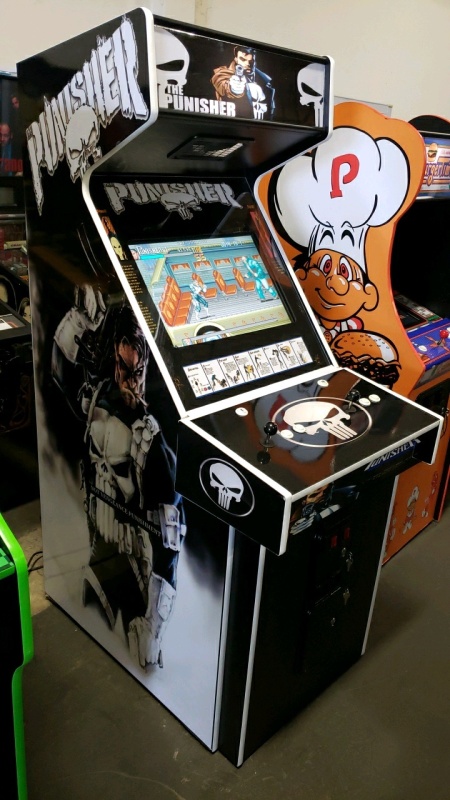 THE PUNISHER UPRIGHT ARCADE GAME BRAND NEW BUILT ARCADE W/ LCD MONITOR