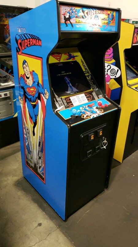 SUPERMAN UPRIGHT ARCADE GAME BRAND NEW BUILT ARCADE W/ LCD MONITOR