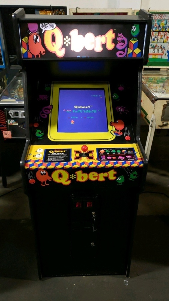 Q-BERT UPRIGHT ARCADE GAME BRAND NEW BUILT ARCADE W/ LCD MONITOR