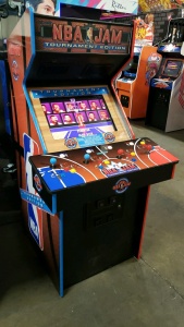 NBA JAM TOURNAMENT EDITION UPRIGHT ARCADE GAME BRAND NEW BUILT ARCADE W/ LCD MONITOR