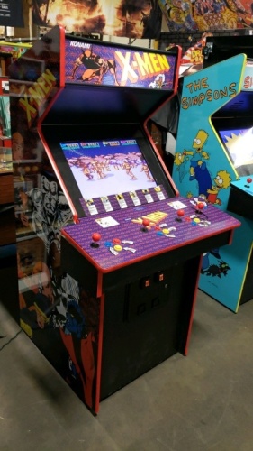 X-MEN 4 PLAYER ARCADE GAME BRAND NEW BUILT ARCADE W/ LCD MONITOR