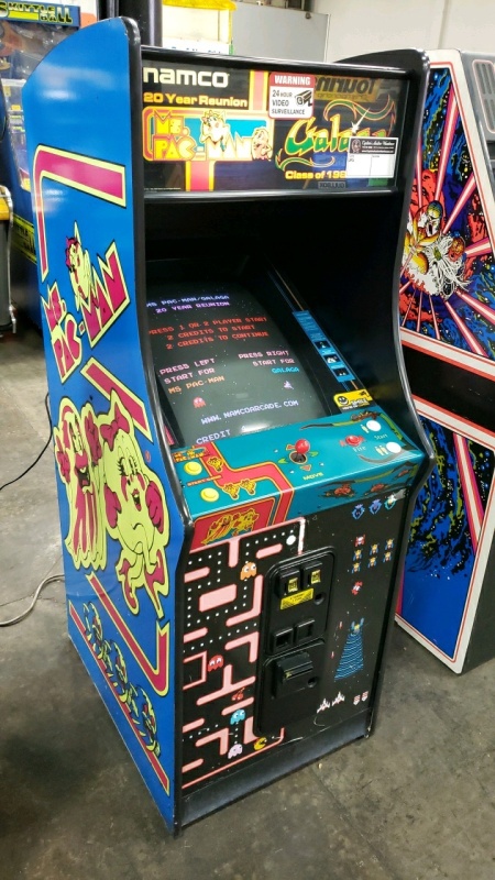 MS PACMAN GALAGA CLASS OF 1981 DEDICATED ARCADE GAME NAMCO