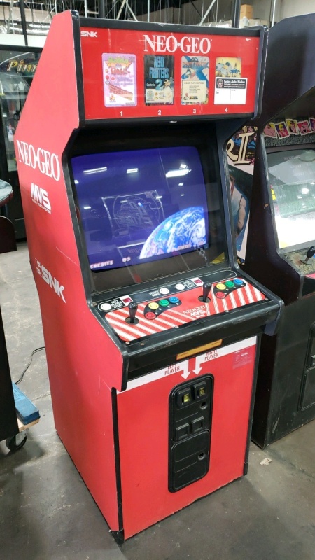 NEO GEO 4 SLOT SNK DEDICATED UPRIGHT ARCADE GAME