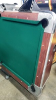 POOL TABLE 7' VALLEY COUGAR SLATE TOP COIN OP - 2