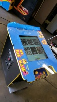 60 IN 1 MS PACMAN ART YELLOW T COCKTAIL TABLE ARCADE GAME BRAND NEW BUILT W/ LCD MONITOR