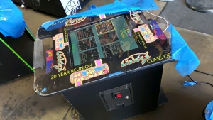 60 IN 1 MS PAC/ GALAGA ART COCKTAIL TABLE ARCADE GAME BRAND NEW BUILT W/ LCD MONITOR
