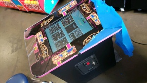60 IN 1 MS PAC 20 YEAR PINK ARTWORK COCKTAIL TABLE ARCADE GAME BRAND NEW BUILT W/ LCD MONITOR #2