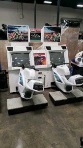 SUZUKA 8 HOUR TWIN MOTORCYCLE RACING ARCADE GAME SEGA