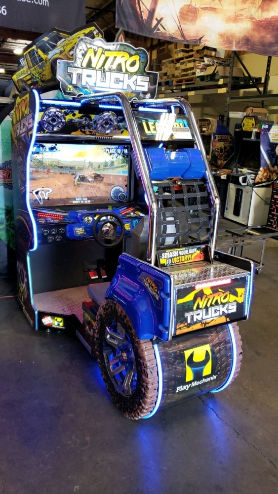 NITRO TRUCKS RAW THRILLS DELUXE RACING ARCADE GAME #1