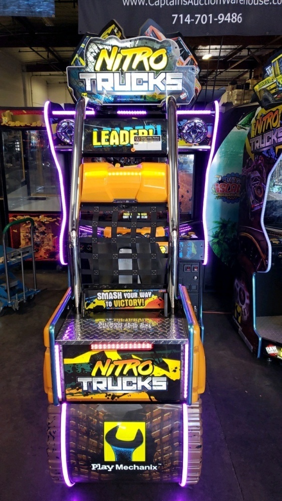 NITRO TRUCKS RAW THRILLS DELUXE RACING ARCADE GAME #2