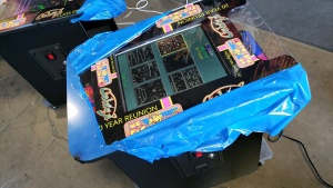 60 IN 1 MS PAC/ GALAGA ART COCKTAIL TABLE ARCADE GAME BRAND NEW BUILT W/ LCD MONITOR