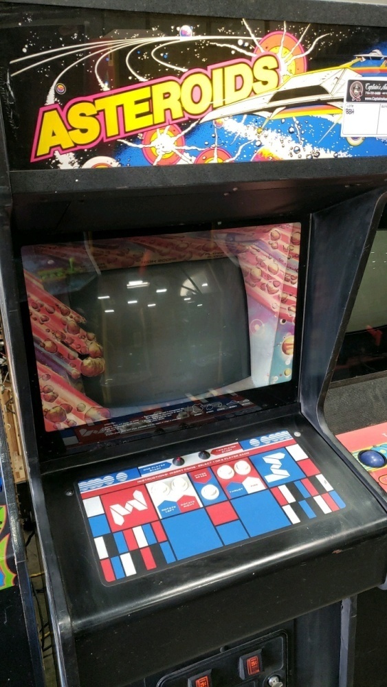 ASTEROIDS CLASSIC UPRIGHT ARCADE GAME ATARI