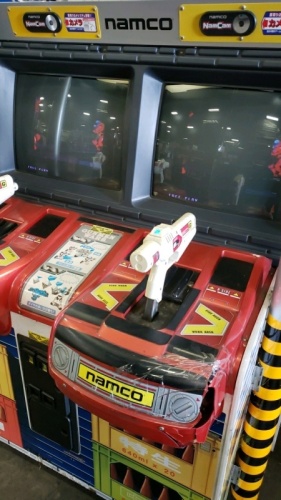 GUNMEN WARS DUAL FIXED SHOOTER ARCADE GAME NAMCO