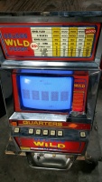 DEUCES WILD UPRIGHT ANTIQUE VIDEO POKER MACHINE - 4